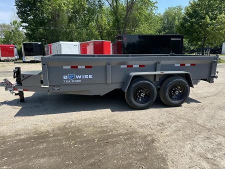 New 2027 Bwise DT 7x14 14k Dump trailer w/Ramps
