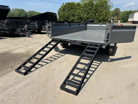 New 2027 Bwise DT 7x14 14k Dump trailer w/Ramps