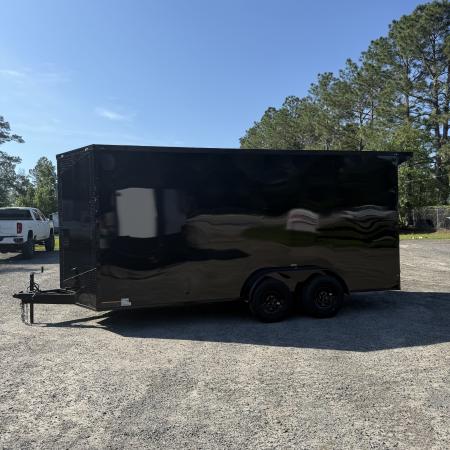 New 2026 Hook and Line 7x16TA2 Cargo / Enclosed Trailer