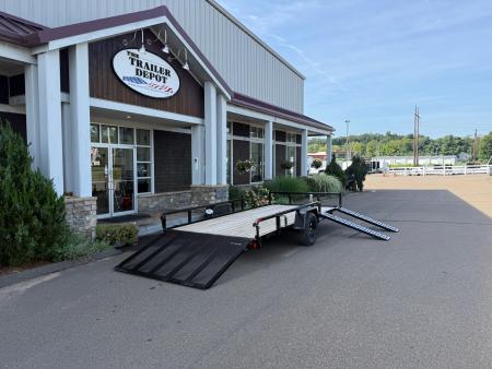 New SURE-TRAC 7' X 14' OPEN ATV TRAILER 2.9K