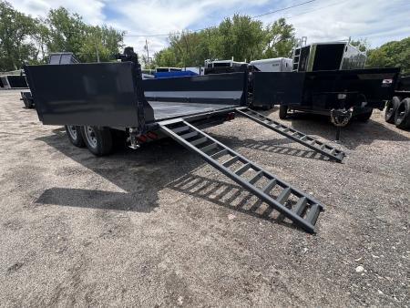 New 2026 Belmont 7x16 DLX Dump Trailer 17600GVW