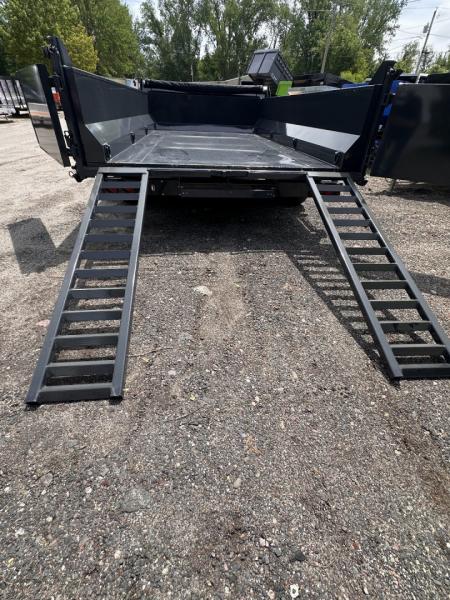 New 2026 Belmont 7x16 DLX Dump Trailer 17600GVW