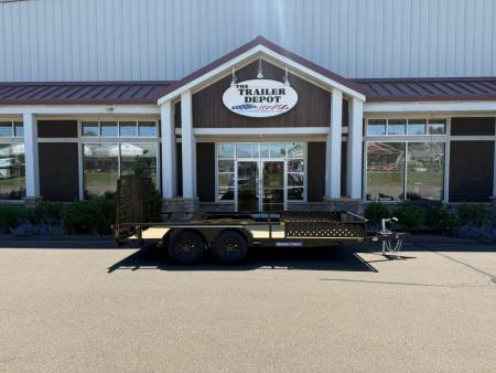 New SURE-TRAC 7' X 16' OPEN ATV TRAILER 7K