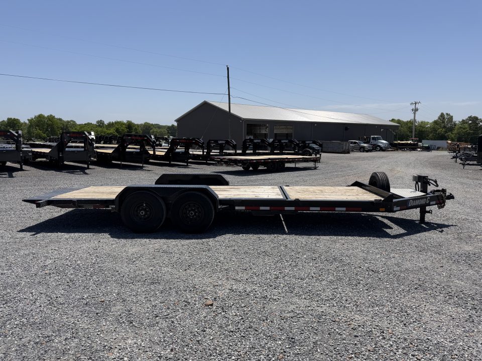 Used 2021 Diamond C 83"X22' 14K GVWR Tilt Trailer