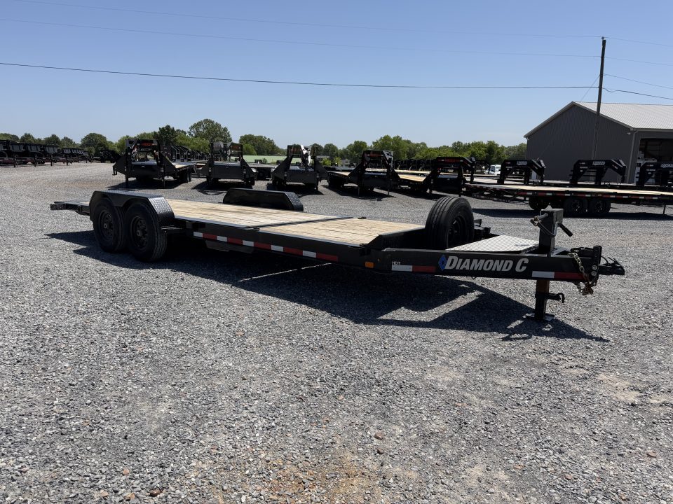 Used 2021 Diamond C 83"X22' 14K GVWR Tilt Trailer