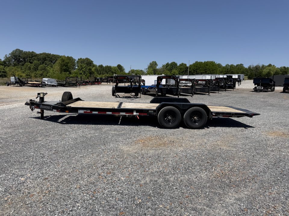 Used 2021 Diamond C 83"X22' 14K GVWR Tilt Trailer