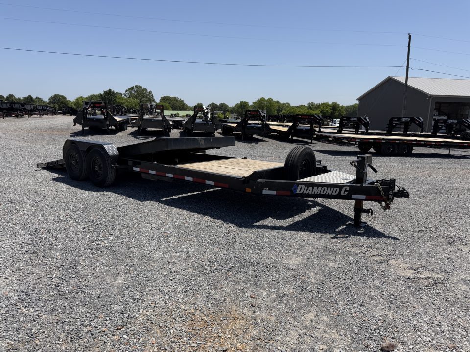 Used 2021 Diamond C 83"X22' 14K GVWR Tilt Trailer