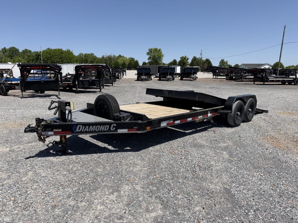 Used 2021 Diamond C 83"X22' 14K GVWR Tilt Trailer