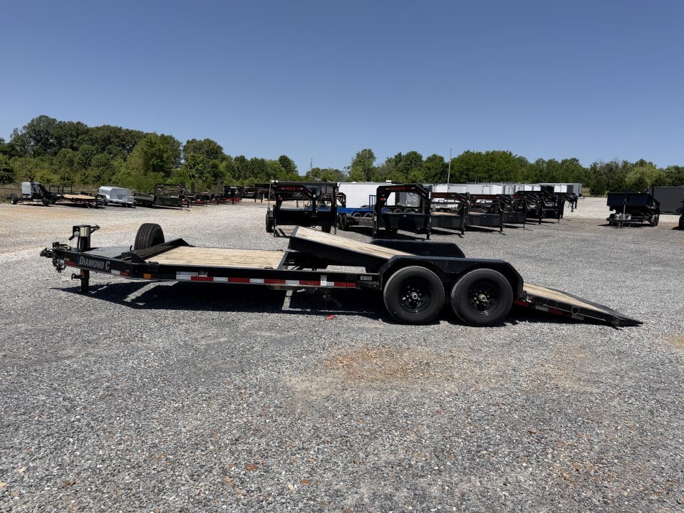 Used 2021 Diamond C 83"X22' 14K GVWR Tilt Trailer