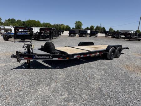 Used 2021 Diamond C 83 X22' 14K GVWR Tilt Trailer
