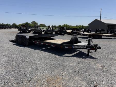 Used 2021 Diamond C 83"X22' 14K GVWR Tilt Trailer