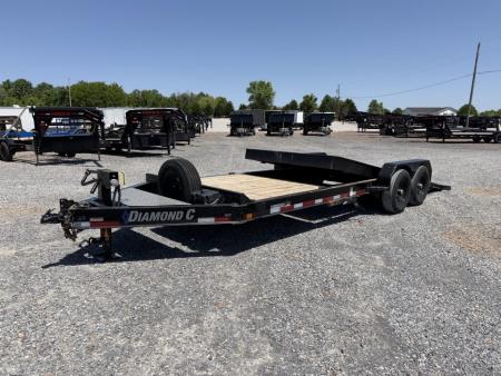 Used 2021 Diamond C 83"X22' 14K GVWR Tilt Trailer