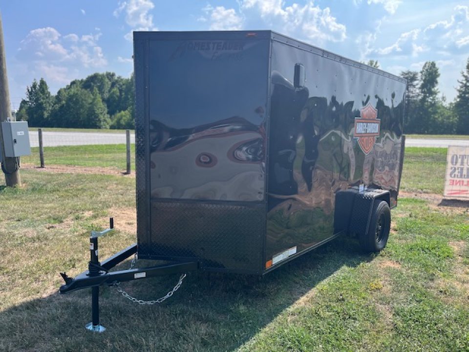 New 2026 Homesteader 612IS 6X12 Intrepid Enclosed Cargo Trailer 3K Blackout