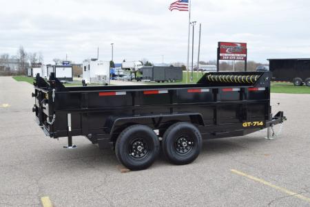 New GRIFFIN 7x14 14K DUMP TRAILER w/ TELESCOPING CYLINDER