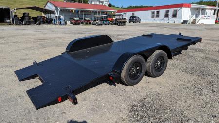 New 2027 BWise 20' HD Diamond Deck Hydraulic POWER Tilt Car Hauler