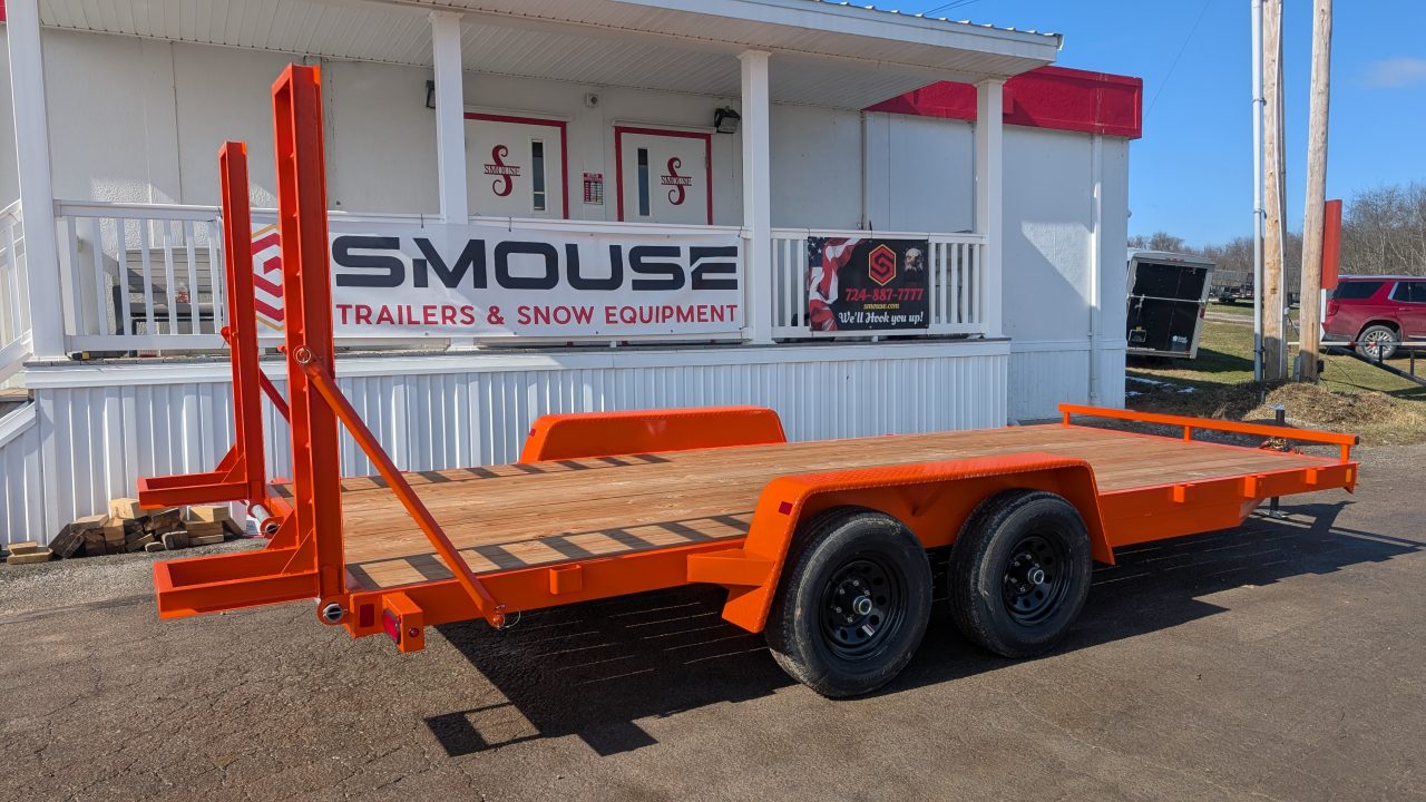 New 2027 BWise 16' Light Duty Equipment Hauler w/ 5' Ladder Ramps