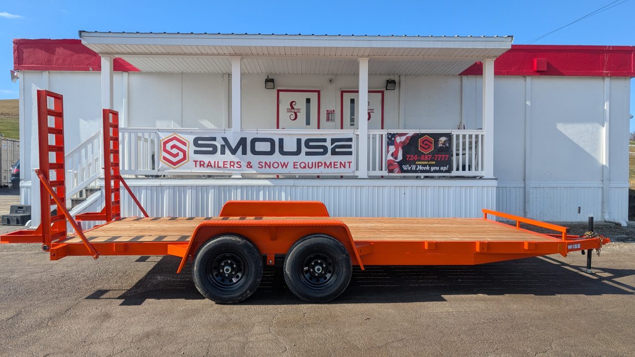 New 2027 BWise 16' Light Duty Equipment Hauler w/ 5' Ladder Ramps