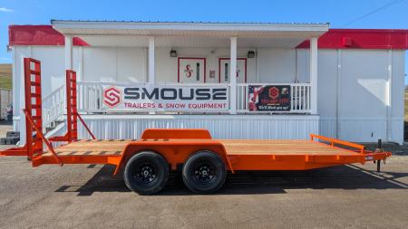 New 2027 BWise 16' Light Duty Equipment Hauler w/ 5' Ladder Ramps