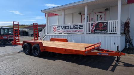 New 2027 BWise 16' Light Duty Equipment Hauler w/ 5' Ladder Ramps
