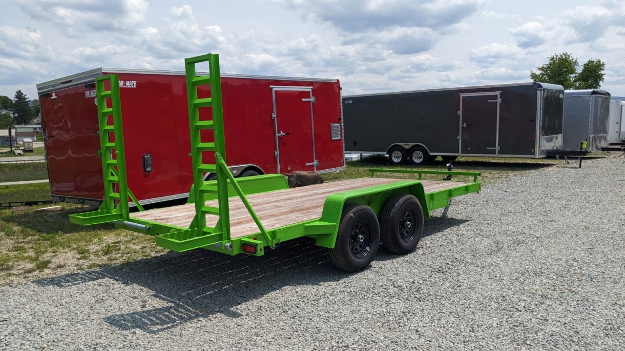 New 2027 BWise 18' Light Duty Equipment Hauler w/ 5' Ladder Ramps