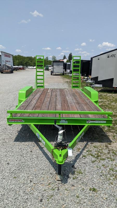 New 2027 BWise 18' Light Duty Equipment Hauler w/ 5' Ladder Ramps