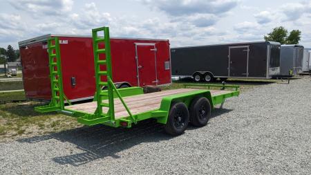 New 2027 BWise 18' Light Duty Equipment Hauler w/ 5' Ladder Ramps