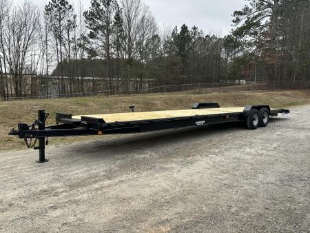 New 2026 36' WOOD FLOOR DELUXE MODEL CAR HAULER 14K WITH 2 BRAKE AXLES