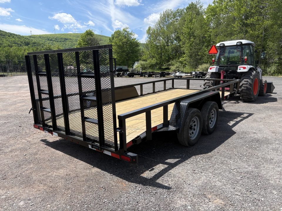 New 2026 Quality Trailers 82" x 16' (14' + 2' Dove Tail) Professional Grade Utility Trailer 7K Utility Trailer