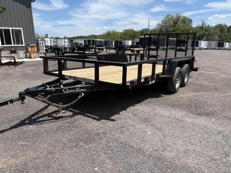 New 2026 Quality Trailers 82  x 16' (14' + 2' Dove Tail) Professional Grade Utility Trailer 7K Utility Trailer