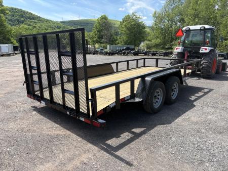 New 2026 Quality Trailers 82" x 16' (14' + 2' Dove Tail) Professional Grade Utility Trailer 7K Utility Trailer
