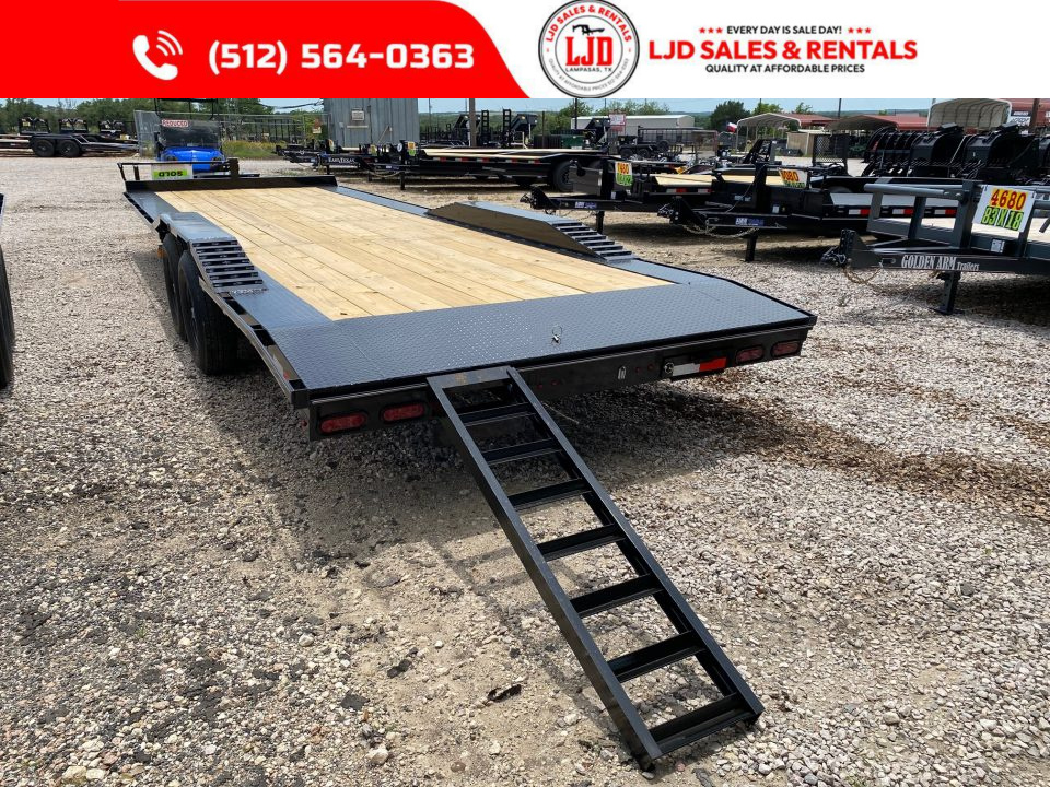 New 2026 Golden Arm - 102" x 26' Drive over fender - Equipment Trailer-
