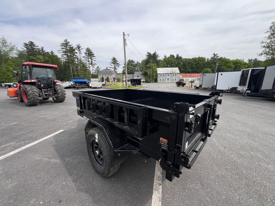 New 2026 LOAD TRAIL 5X8- 5200lb single axle Dump Trailer/ Ramps / 2-way gate- 5200gvw