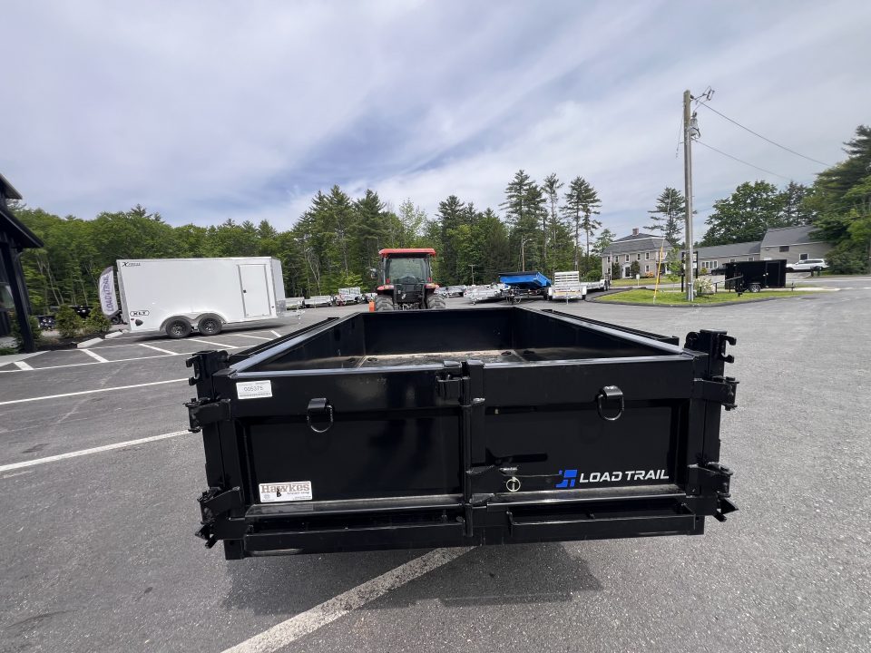 New 2026 LOAD TRAIL 5X8- 5200lb single axle Dump Trailer/ Ramps / 2-way gate- 5200gvw