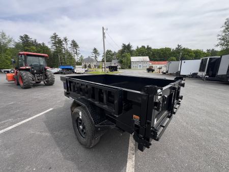 New 2026 LOAD TRAIL 5X8- 5200lb single axle Dump Trailer/ Ramps / 2-way gate- 5200gvw