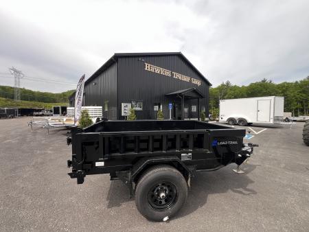 New 2026 LOAD TRAIL 5X8- 5200lb single axle Dump Trailer/ Ramps / 2-way gate- 5200gvw