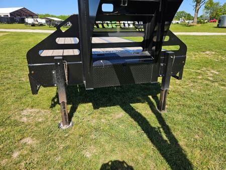 Used 2020 Midsota 102X36 TANDEM DUAL GOOSENECK W/12K AXLES 17.5" 16PLY HYDROTAIL W/HYDROJACKS