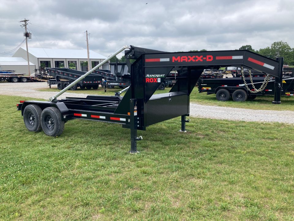 New 2026 MAXX-D 83x14 TANDEM 15.4K GN ROLL OFF W/ 22K WINCH, POWER TARP & WIRELESS REMOTE Roll Off