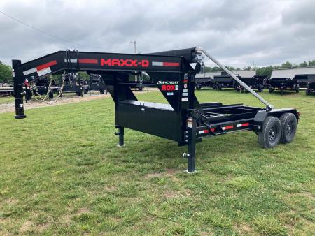 New 2026 MAXX-D 83x14 TANDEM 15.4K GN ROLL OFF W/ 22K WINCH, POWER TARP & WIRELESS REMOTE Roll Off