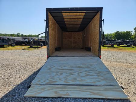New 2026 Rock Solid 8.5X24 TANDEM 10K CARGO W/BLACKOUT TRIM 7' HEIGHT & RAMP DOOR