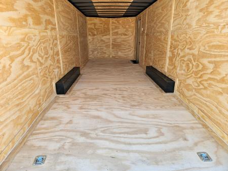 New 2026 Rock Solid 8.5X24 TANDEM 10K CARGO W/BLACKOUT TRIM 7' HEIGHT & RAMP DOOR