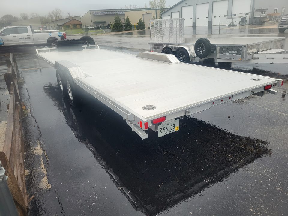 Used 2025 Aluma MID DECK WB26H-TA3 Equipment Trailer