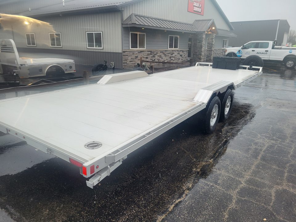 Used 2025 Aluma MID DECK WB26H-TA3 Equipment Trailer