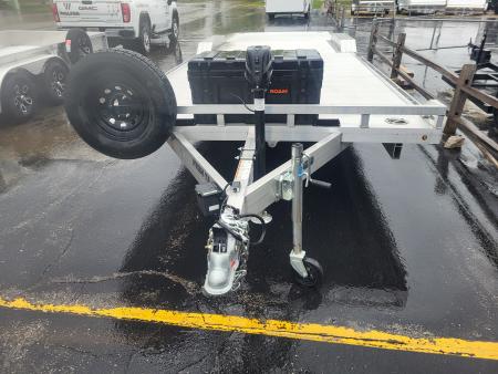 Used 2025 Aluma MID DECK WB26H-TA3 Equipment Trailer