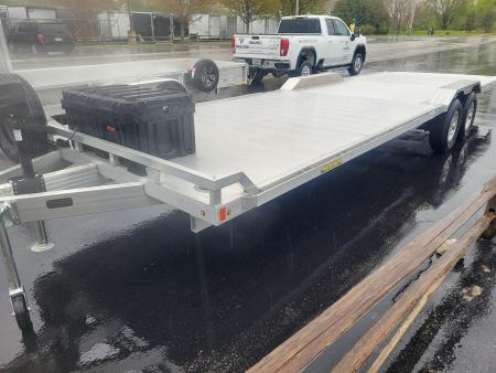 Used 2025 Aluma MID DECK WB26H-TA3 Equipment Trailer
