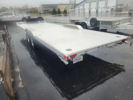 Used 2025 Aluma MID DECK WB26H-TA3 Equipment Trailer