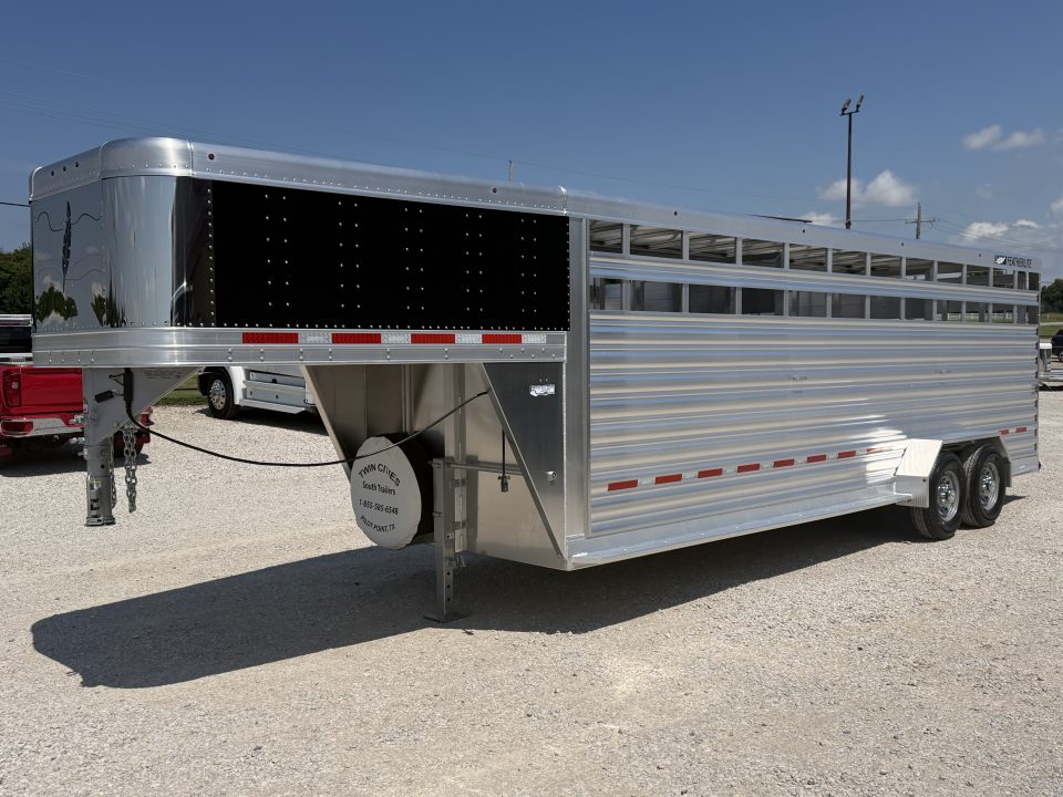 New 2026 Featherlite 24' Stock Trailer