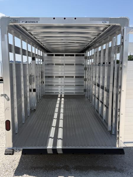 New 2026 Featherlite 24' Stock Trailer
