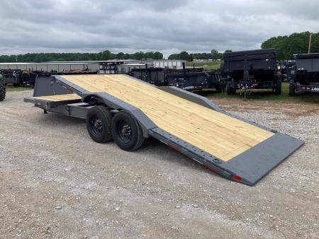 New 2026 Diamond C Trailers 102X24 TANDEM 20K TILT W/ 6' STATIONARY DECK, 18' TILT DECK W/ POWER OPTION, DRIVE OVER FENDERS & HYDROJACK Tilt Trailer