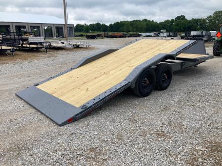 New 2026 Diamond C Trailers 102X24 TANDEM 20K TILT W/ 6' STATIONARY DECK, 18' TILT DECK W/ POWER OPTION, DRIVE OVER FENDERS & HYDROJACK Tilt Trailer