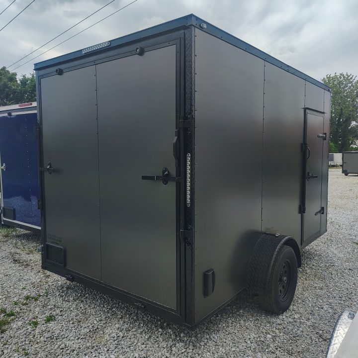 New 2026 Mammoth 7x12 SA Cargo/Enclosed Trailer, 7' Interior Height, 3.5K Axle, .080 Polycore Exterior Cargo / Enclosed Trailer